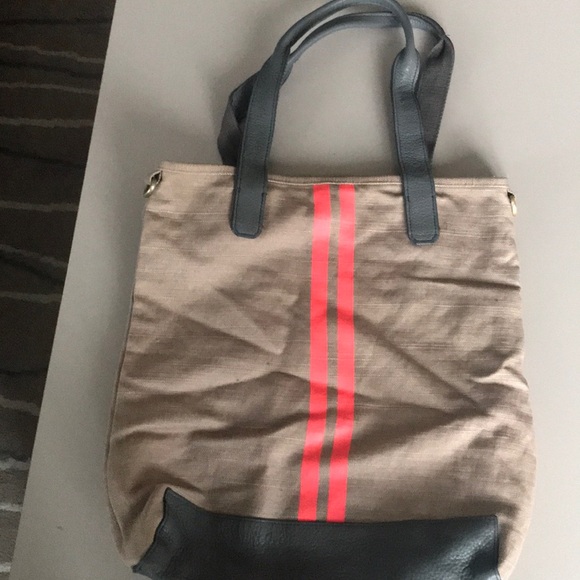 GAP Handbags - Gap canvas shopper tote bag with stripe design